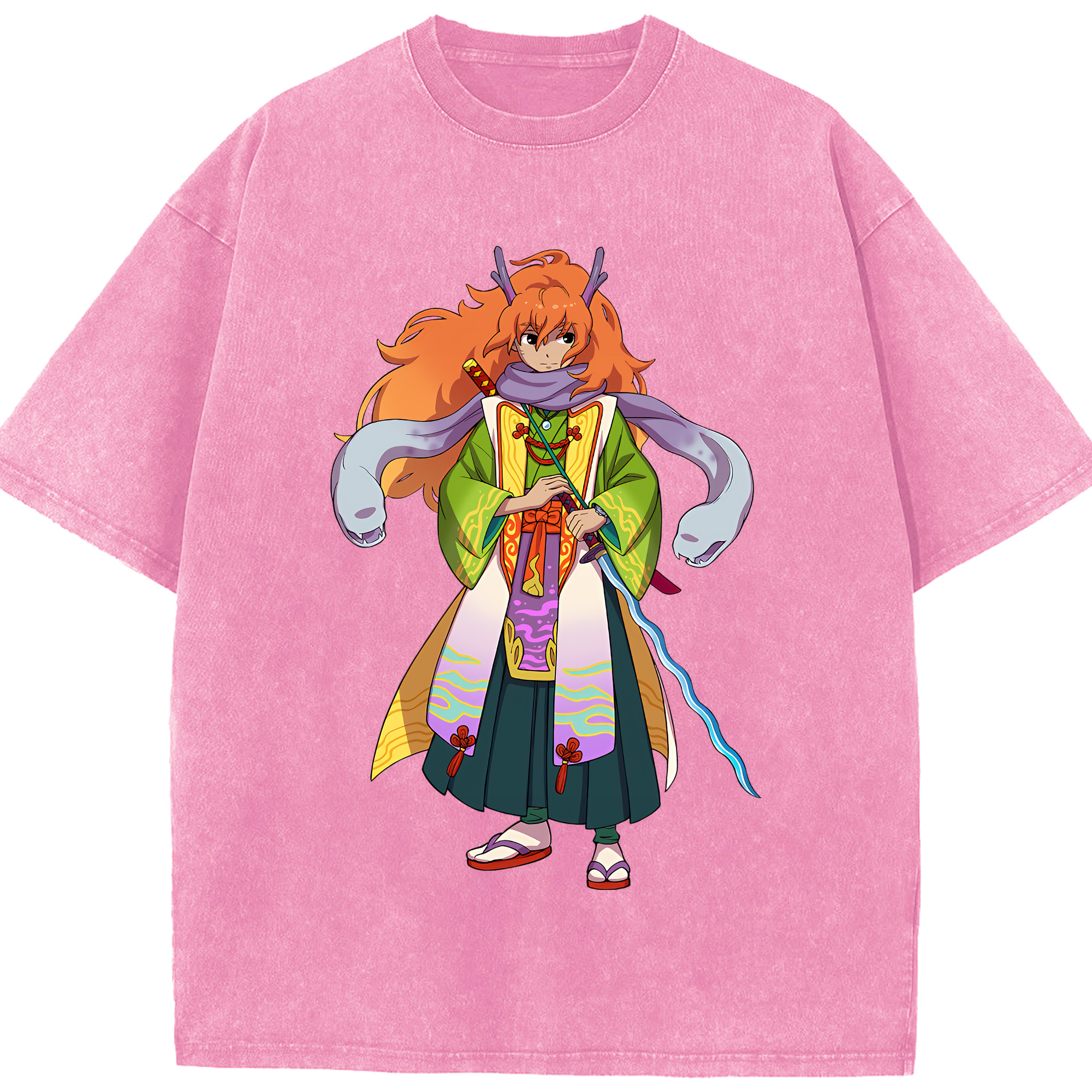 （画像用） 妖怪ウォッチ Yo-kai Watch 綿100% ヴィンテージ風 半袖Tシャツ（フロントプリント）